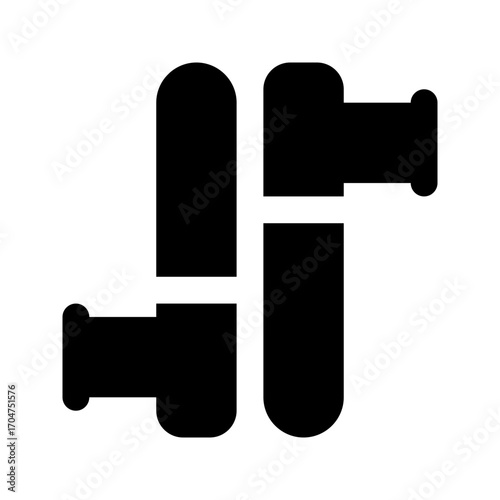 tonfa glyph icon