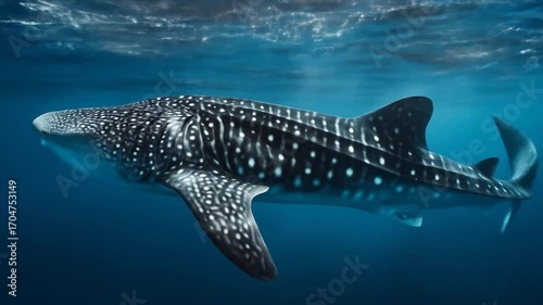 Whale shark underwater