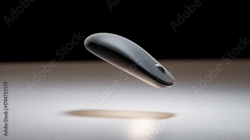 Wireless computer mouse floating