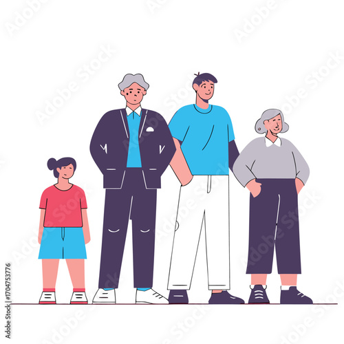 cartoon-seniors-adults-teens-kids-isolated-on-pure.eps