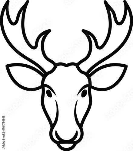 deer head silhouette