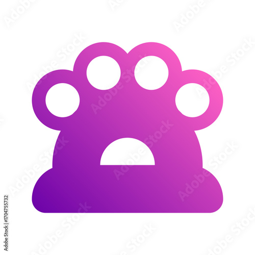 knuckles gradient icon