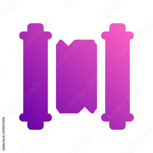 scroll gradient icon