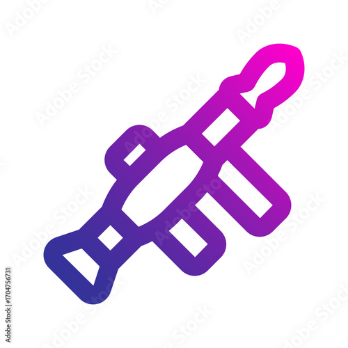 bazooka gradient icon