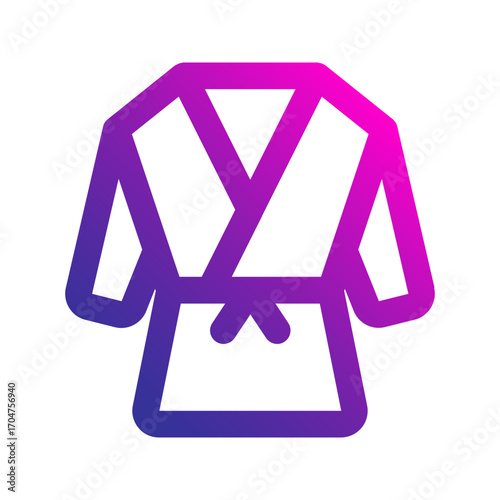 kimono gradient icon