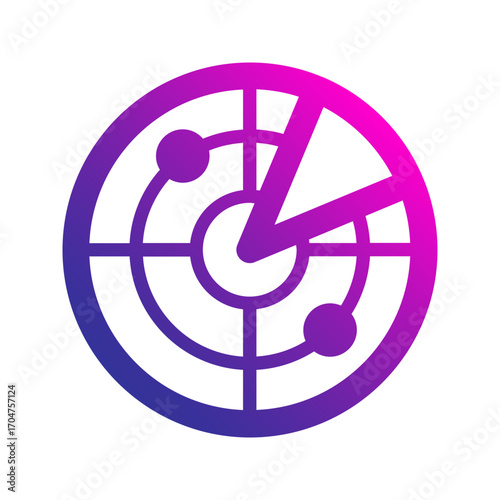 radar gradient icon
