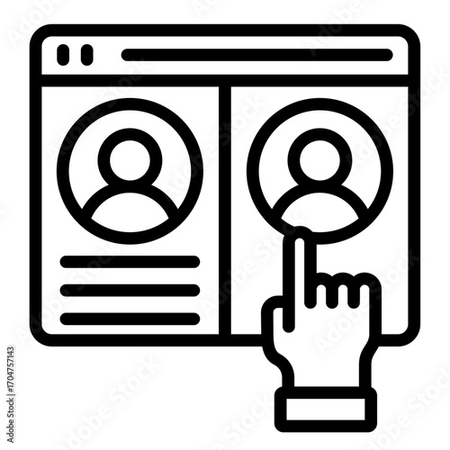 Selection  Icon Element For Design	