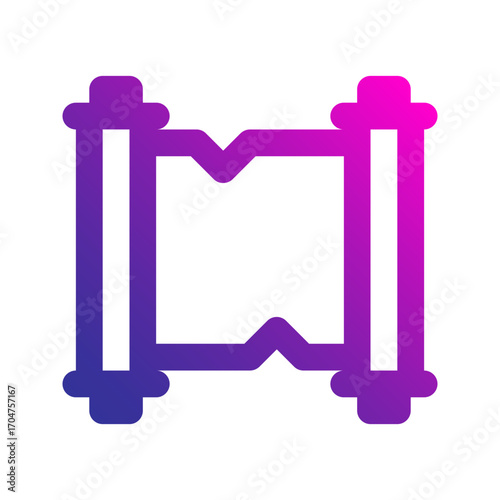 scroll gradient icon