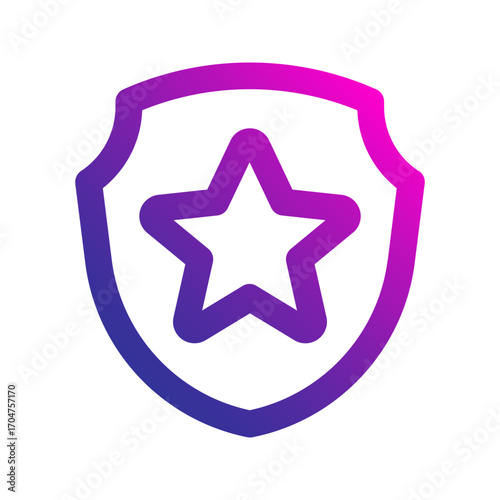 shield gradient icon
