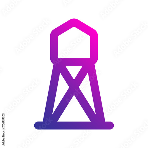 watchtower gradient icon