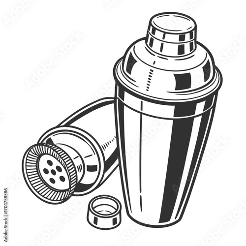 cocktail-shaker-vector-isolated-on-pure-white-back.eps