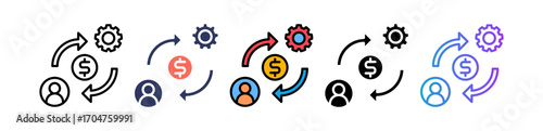 Automated Lending line icon