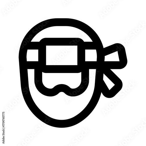 ninja line icon