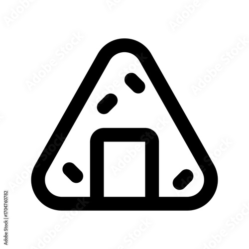 onigiri line icon