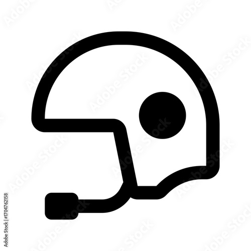helmet line icon