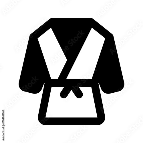 kimono line icon