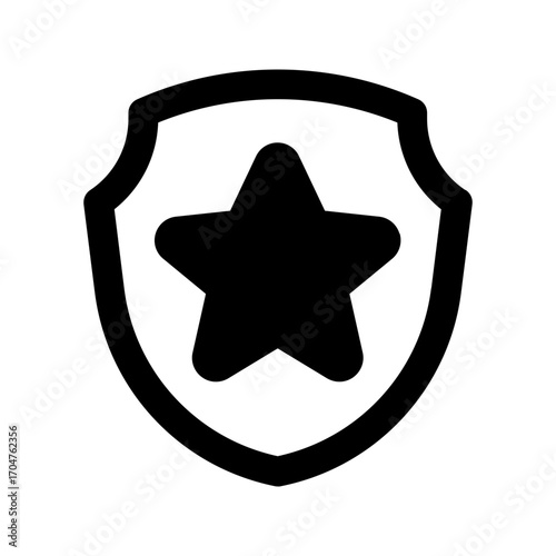 shield line icon