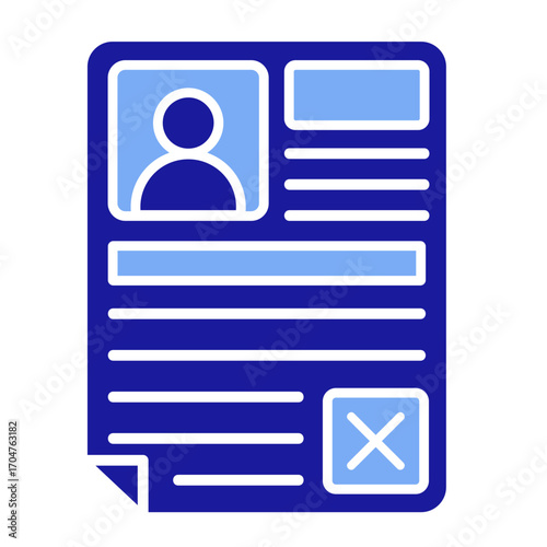 Rejected  Icon Element For Design	