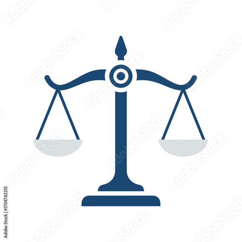 Scales of Justice Symbolizing Legal Balance and Fairness.