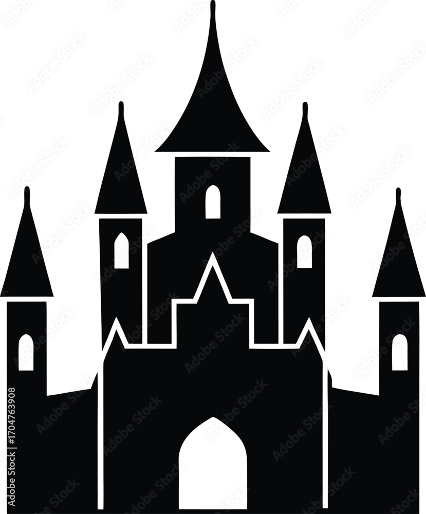 Fototapeta premium castle vector illustration