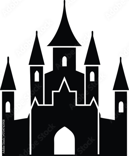 castle vector illustration