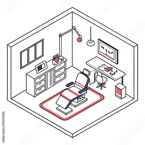 dentist-clinic-flat-design-isolated-on-white-backg.eps