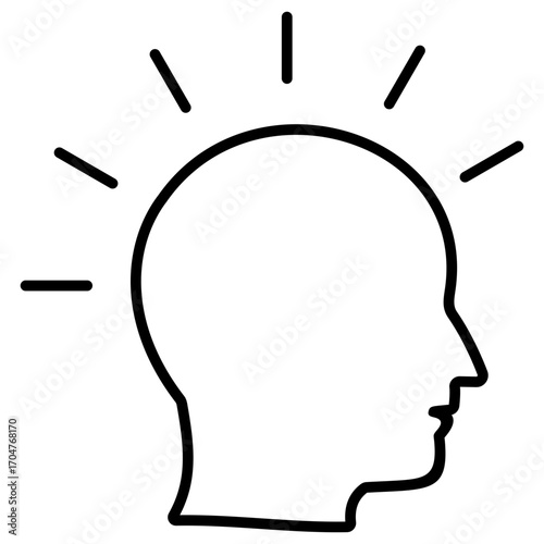 Consciousness Outline Icon