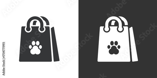 Pet shop icon. Solid glyph series icon