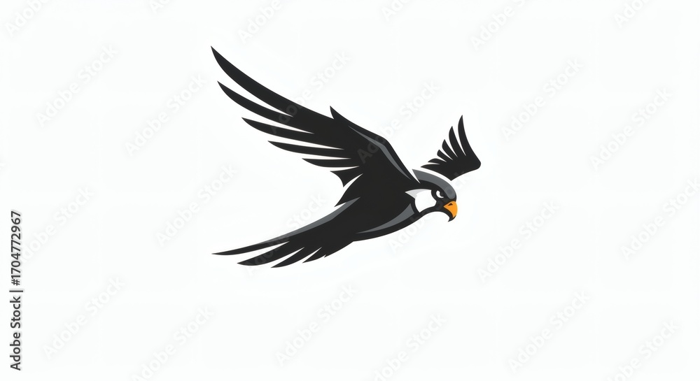 Obraz premium Falcon Mascot Logo