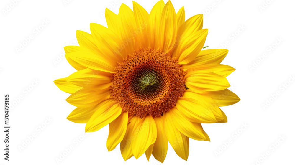 Fototapeta premium sunflower isolated on white background
