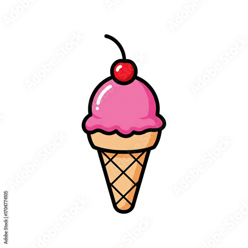 ice cream vector illustration