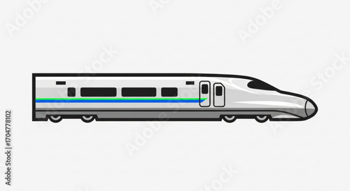 Highspeed bullet train, , symbolizing modern transportation and technological advancement