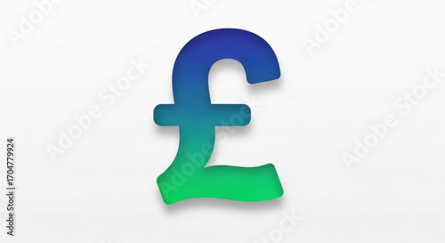 Illustration of a pound sterling sign for financial and economic needs