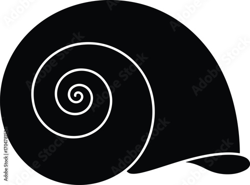 A sleek black vector silhouette, perfect for various design projects. Clean lines and modern style.