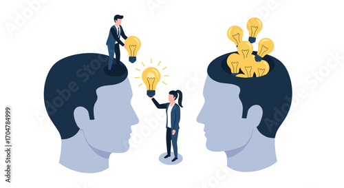Collaborative brainstorming session to generate innovative ideas for business growth and success.