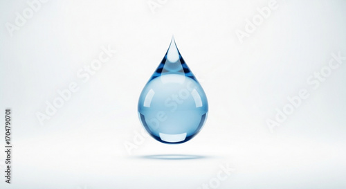 blue water drop