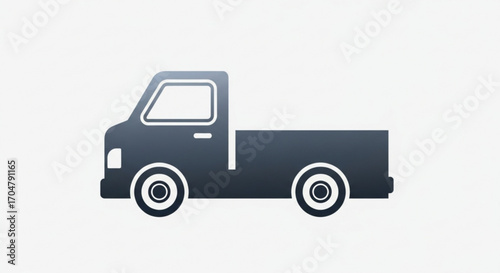 toy truck isolated on white background