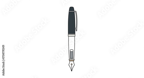 pen isolated on white background
