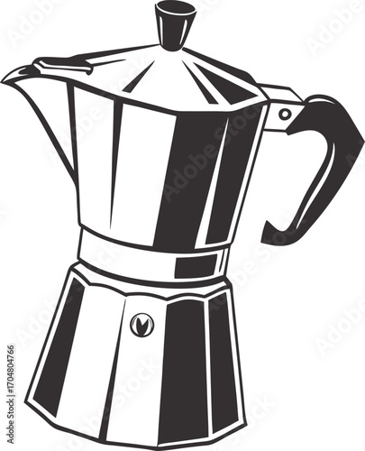 coffee maker isolated 