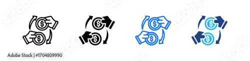 Comparison Icon Set Multiple Style Collection