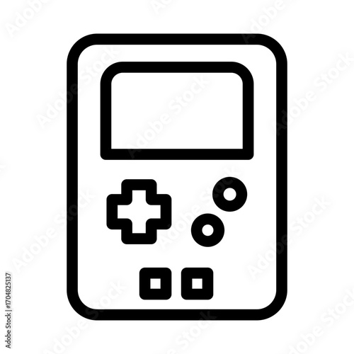 Handheld Game Console icon design
