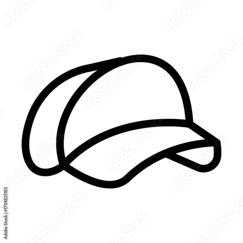 Snapback Cap icon design