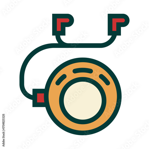 Portable Discman icon design