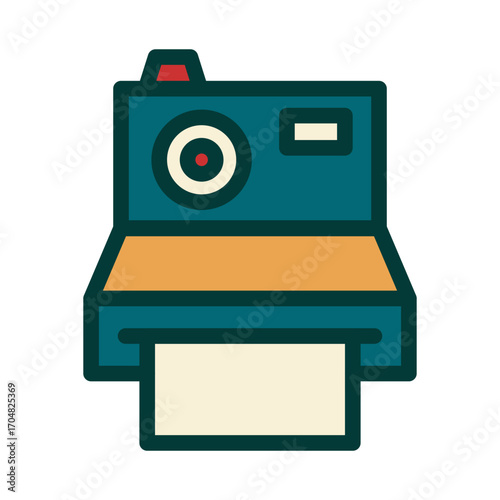 Polaroid Camera icon design