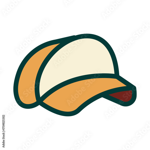 Snapback Cap icon design
