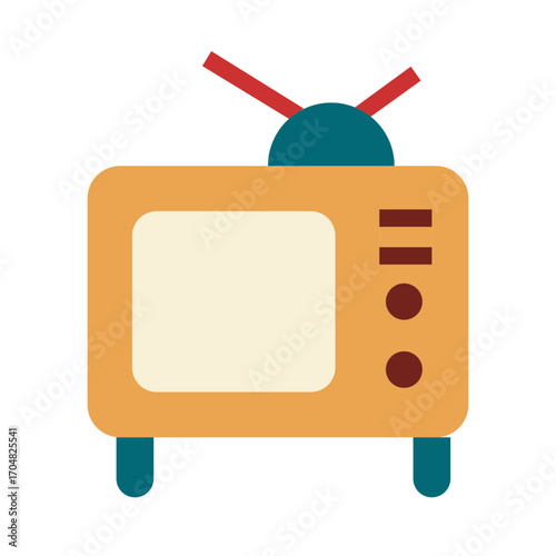 CRT Television icon design