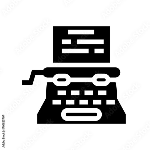 Classic Typewritter icon design