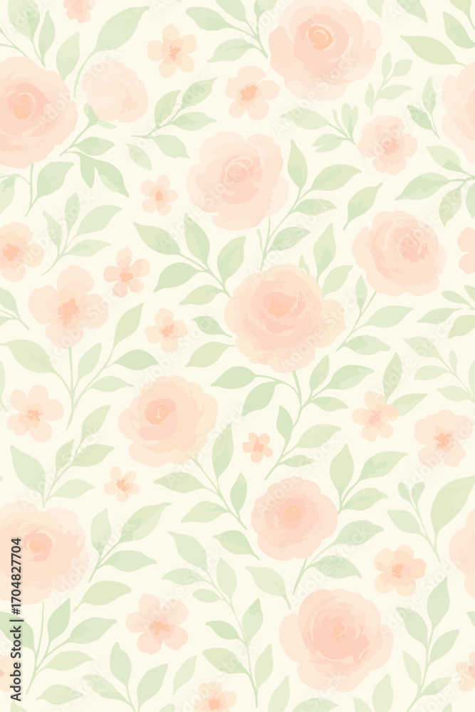 custom made wallpaper toronto digitalseamless pattern with flowers