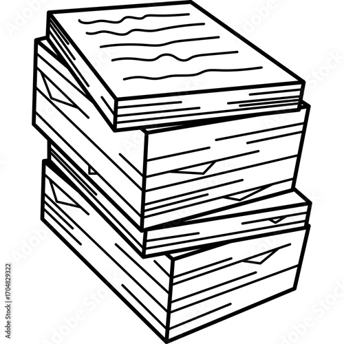 Document Paper Doodle Illustration