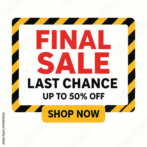 Final Sale Last Chance promotional banner advertisement.